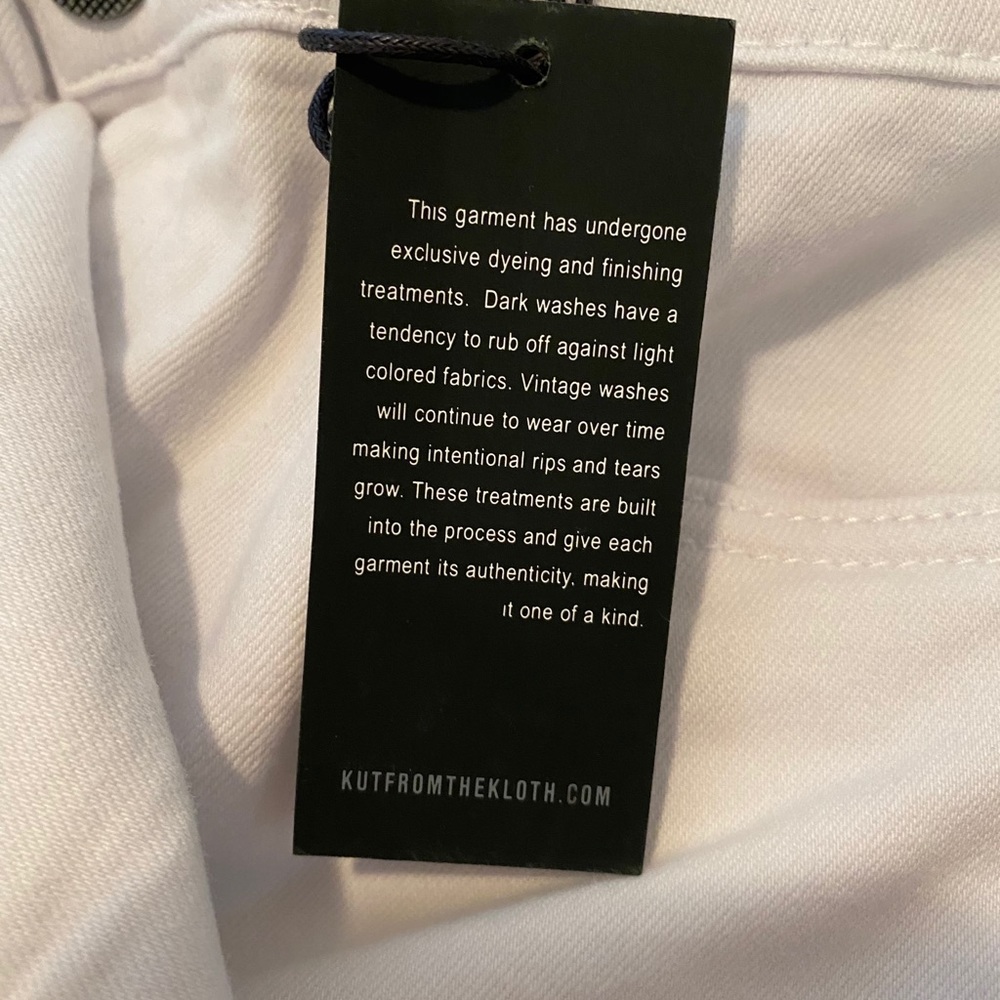 Kut From The Kloth Amy Crop Straight Leg Jeans NWT - Picture 9 of 9